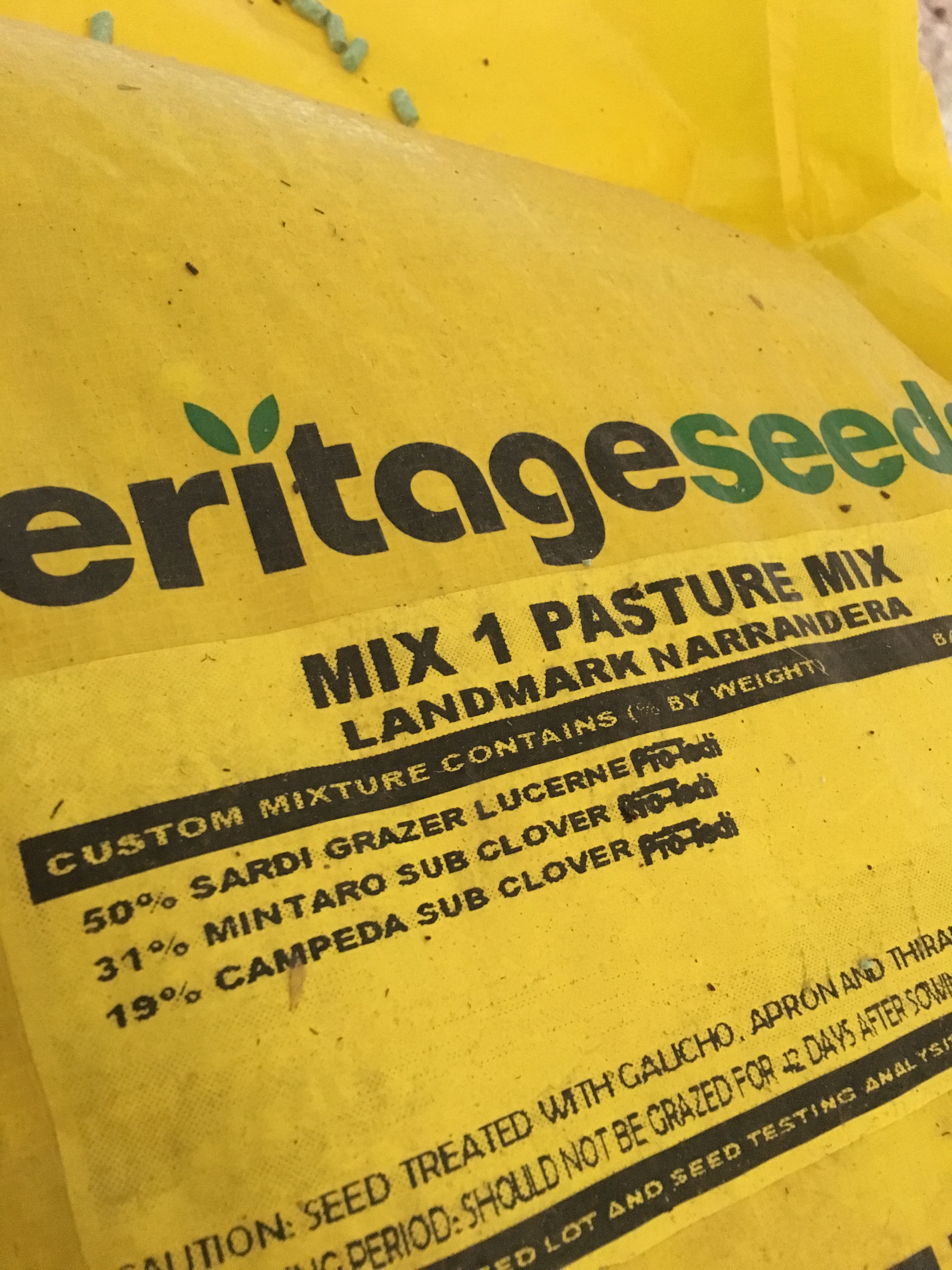 Premix Pasture seed (Lucerne & Clover) Grain & Seed